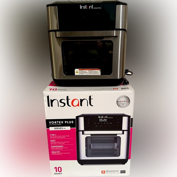 Refurbished Instant Pot 140-3000-01 Vortex Plus 7-in-1 Air Fryer Oven, 10-Quart